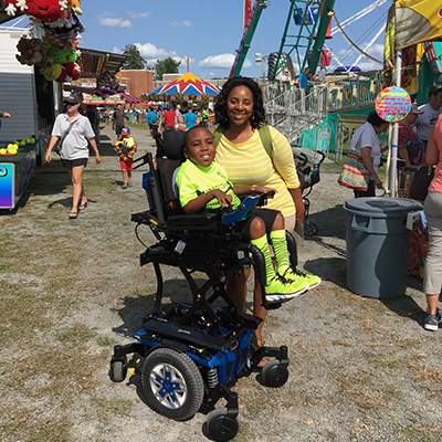 Morgan at the Fair